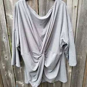 Fashion Nova Reversible Shirt with Twist Detail